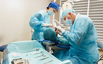 Performing surgery for dental implants in Glastonbury, CT