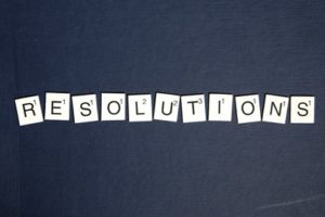 Resolutions spelled out in Scrabble tiles