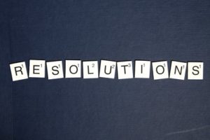 Resolutions spelled out in Scrabble tiles